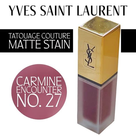 ysl tatouage couture carmine encouter